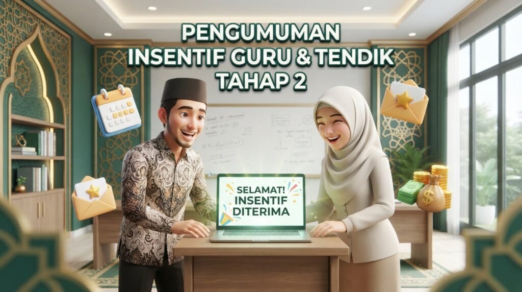 Pengumuman Pembukaan Insentif Guru & Tendik Tahap 2 Tahun 2026
